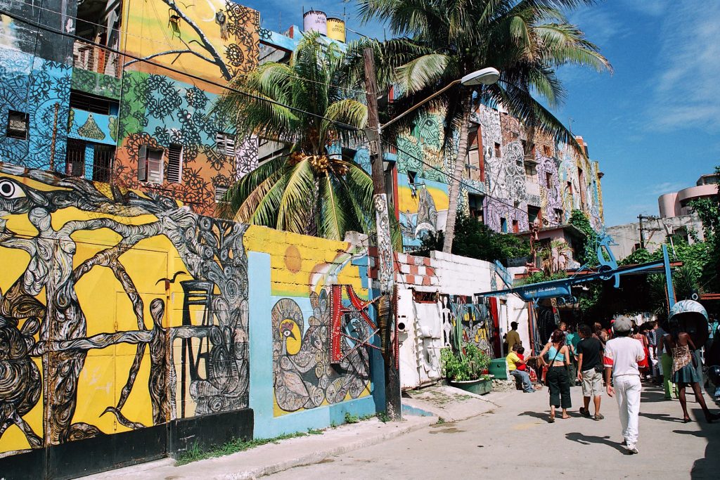 Callejón de Hamel en La Habana